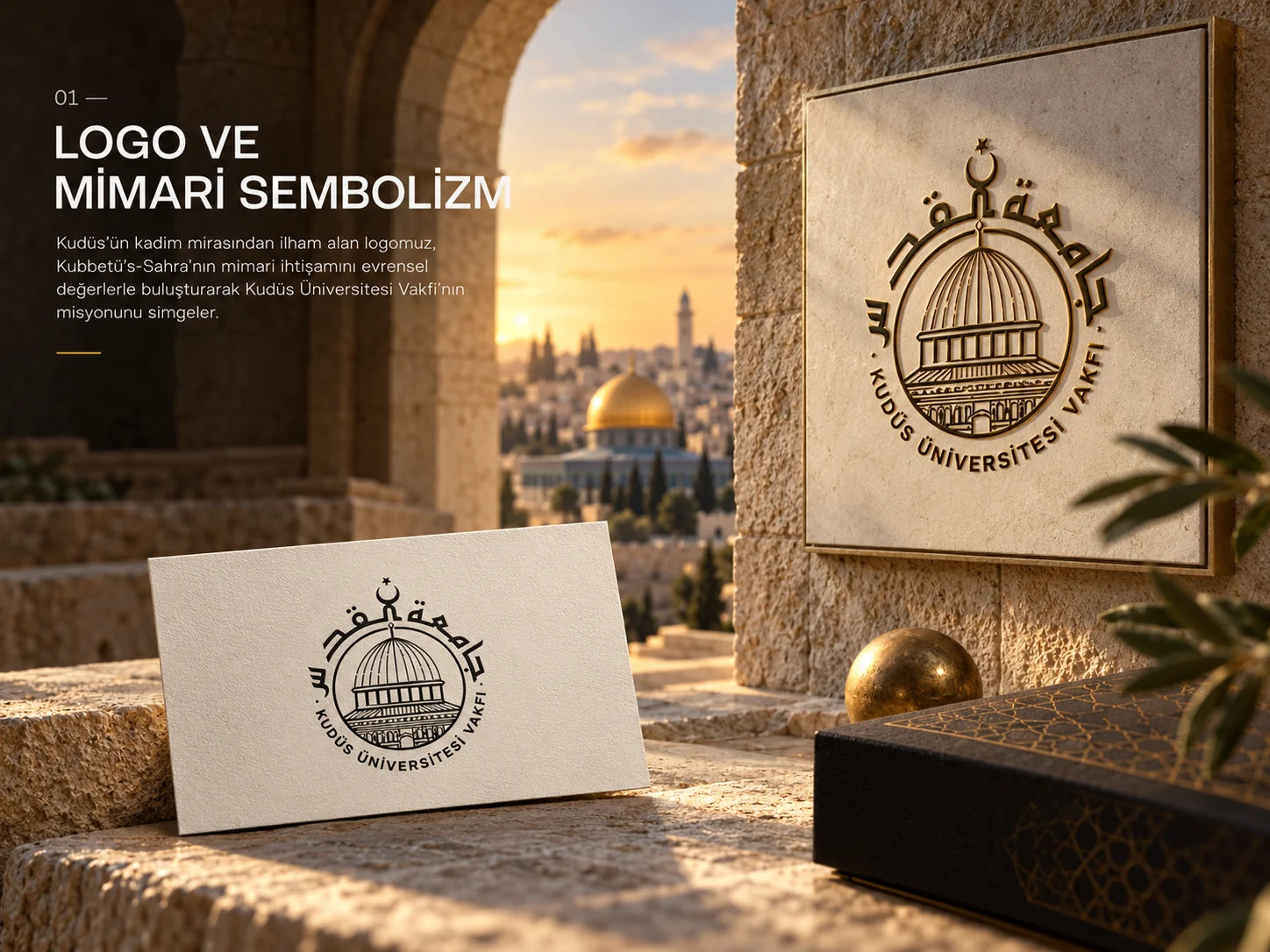 Kudüs Üniversitesi Vakfı | Kurumsal Kimlik Tasarımı Detay Görseli 1