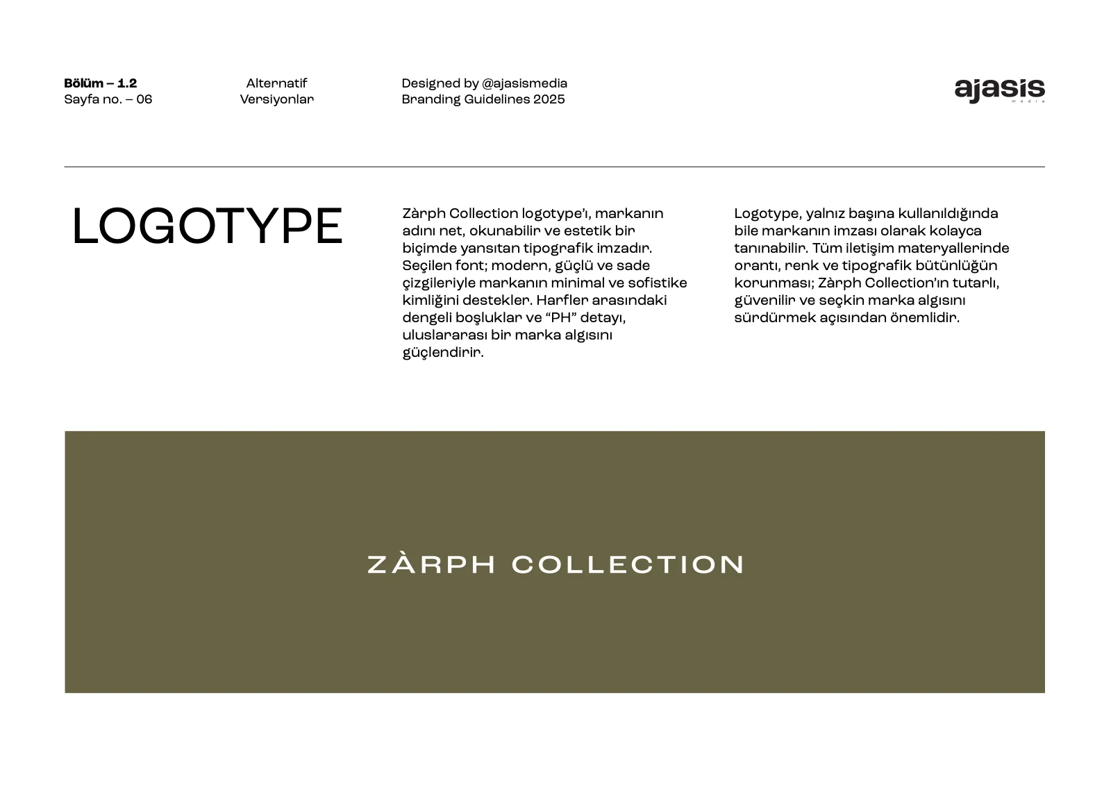 Zàrph Collection | Marka Kimliği ve Ambalaj Tasarımı - Sayfa 7